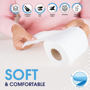 3 Ply Gibson  Soft Touch Toilet Tissue 72 Rolls-Pack